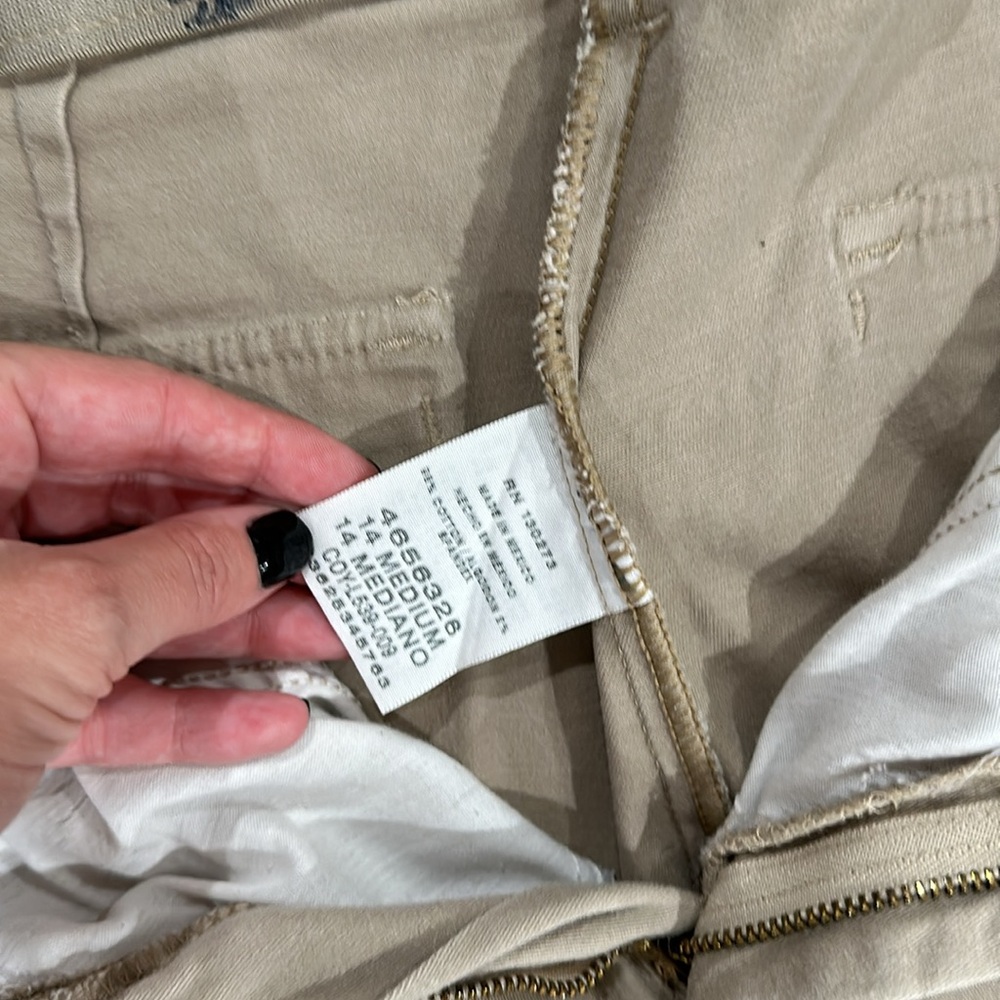 Women’s stretch Lee’s comfort waistband tan pants size 14 medium - Picture 3 of 3